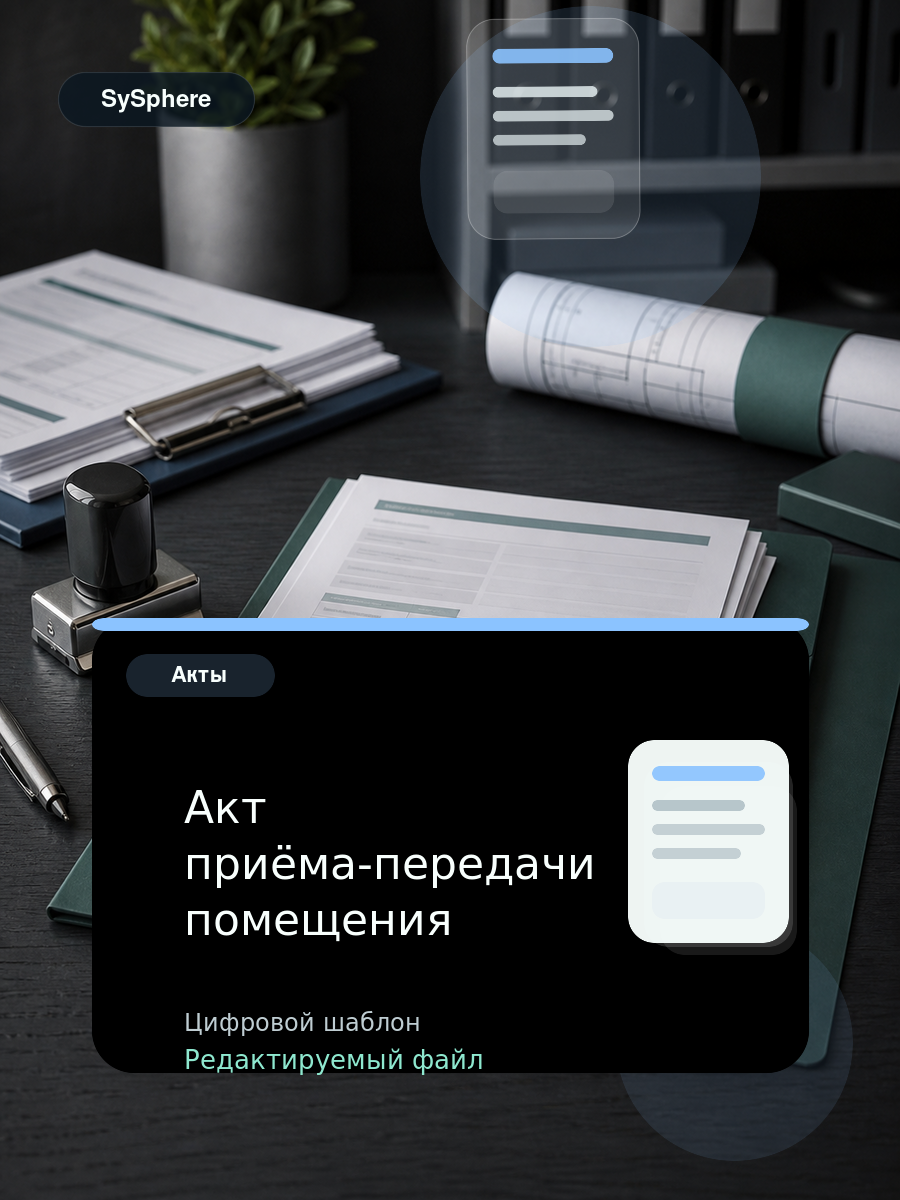 Изображение товара Акт приёма-передачи помещения