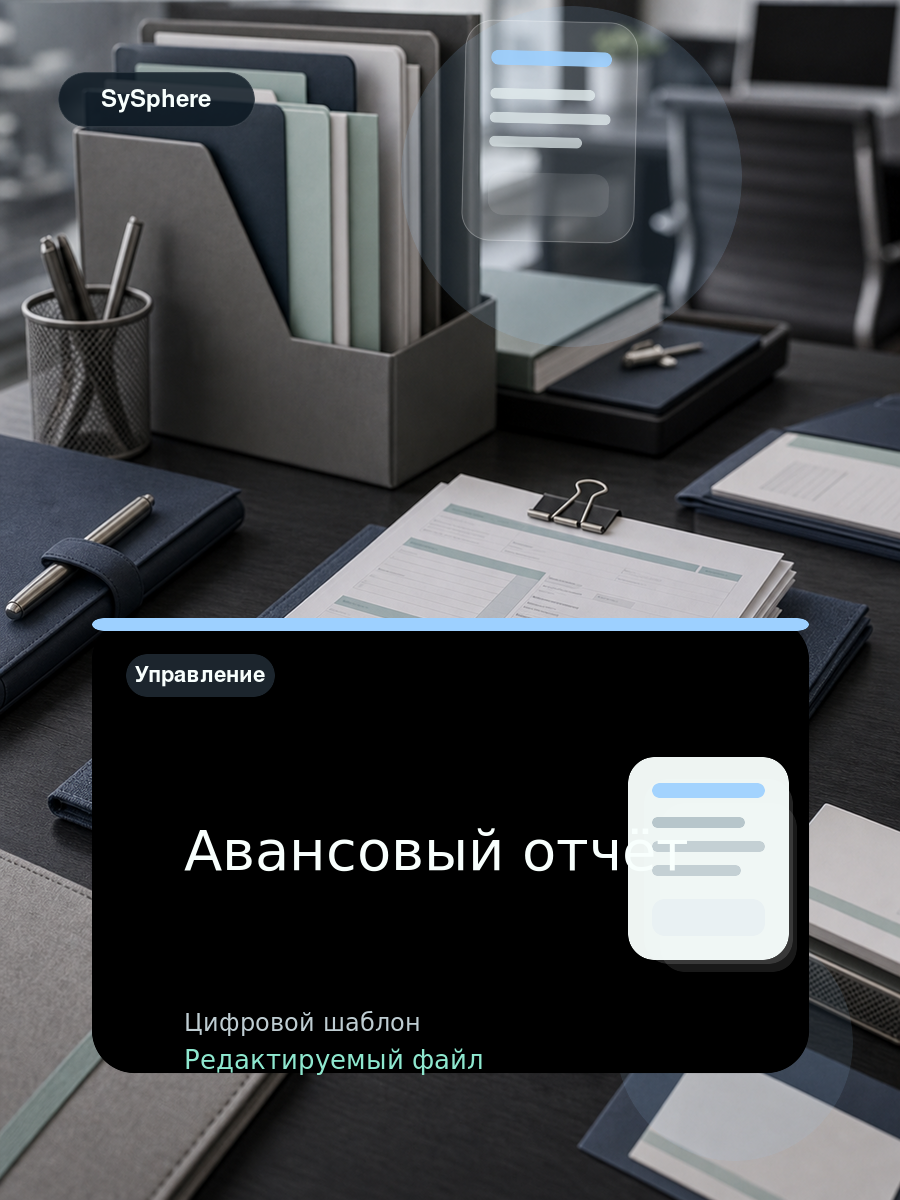 Изображение товара Авансовый отчёт