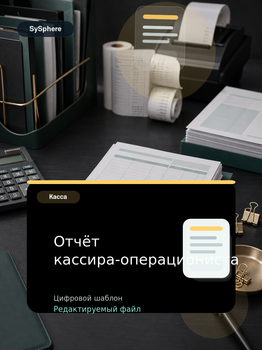Изображение товара Отчёт кассира-операциониста