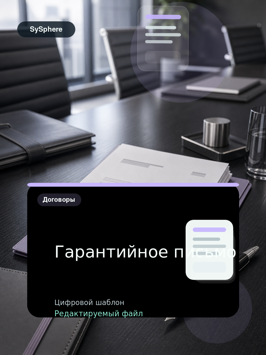 Изображение товара Гарантийное письмо