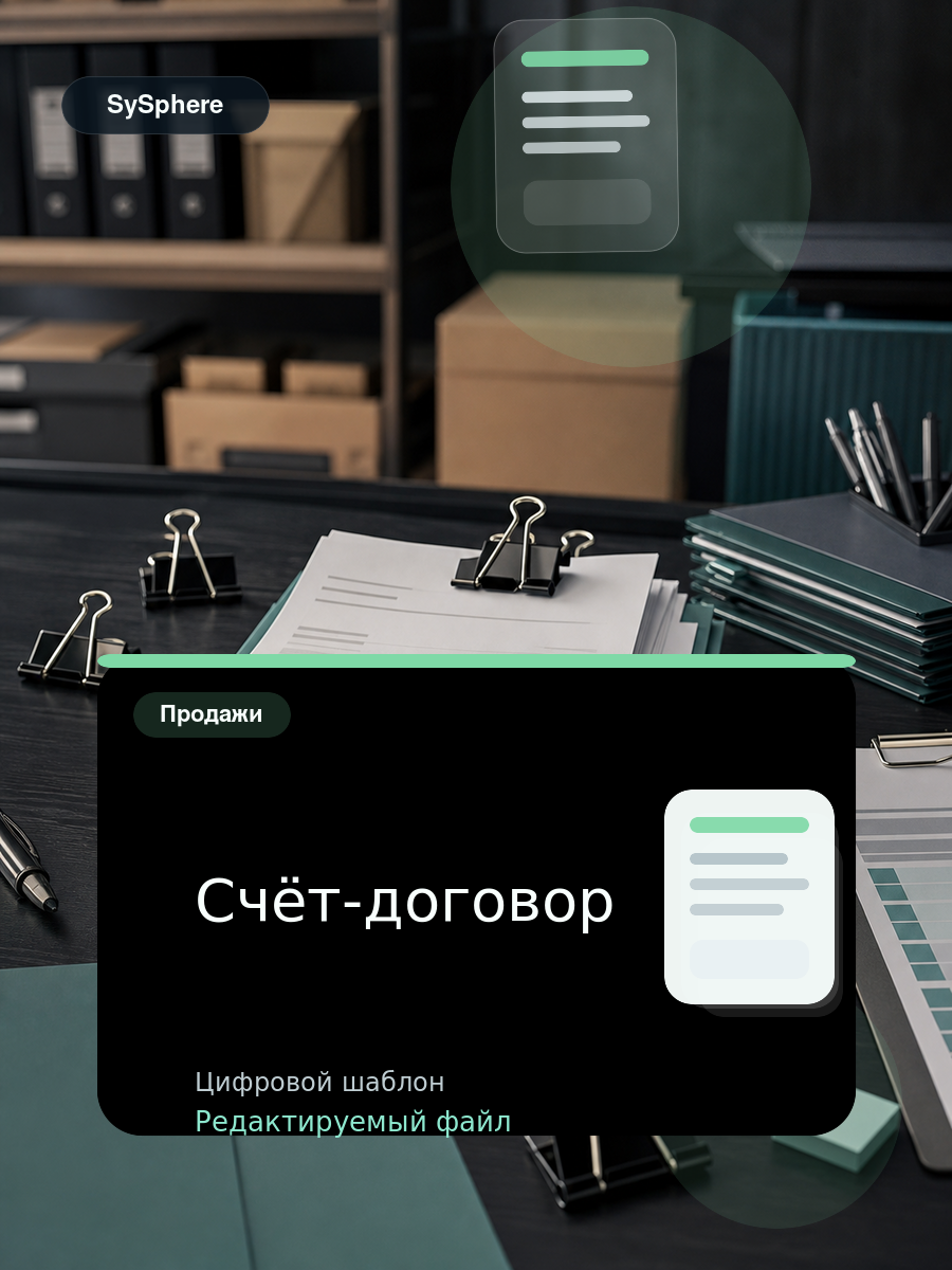 Изображение товара Счёт-договор
