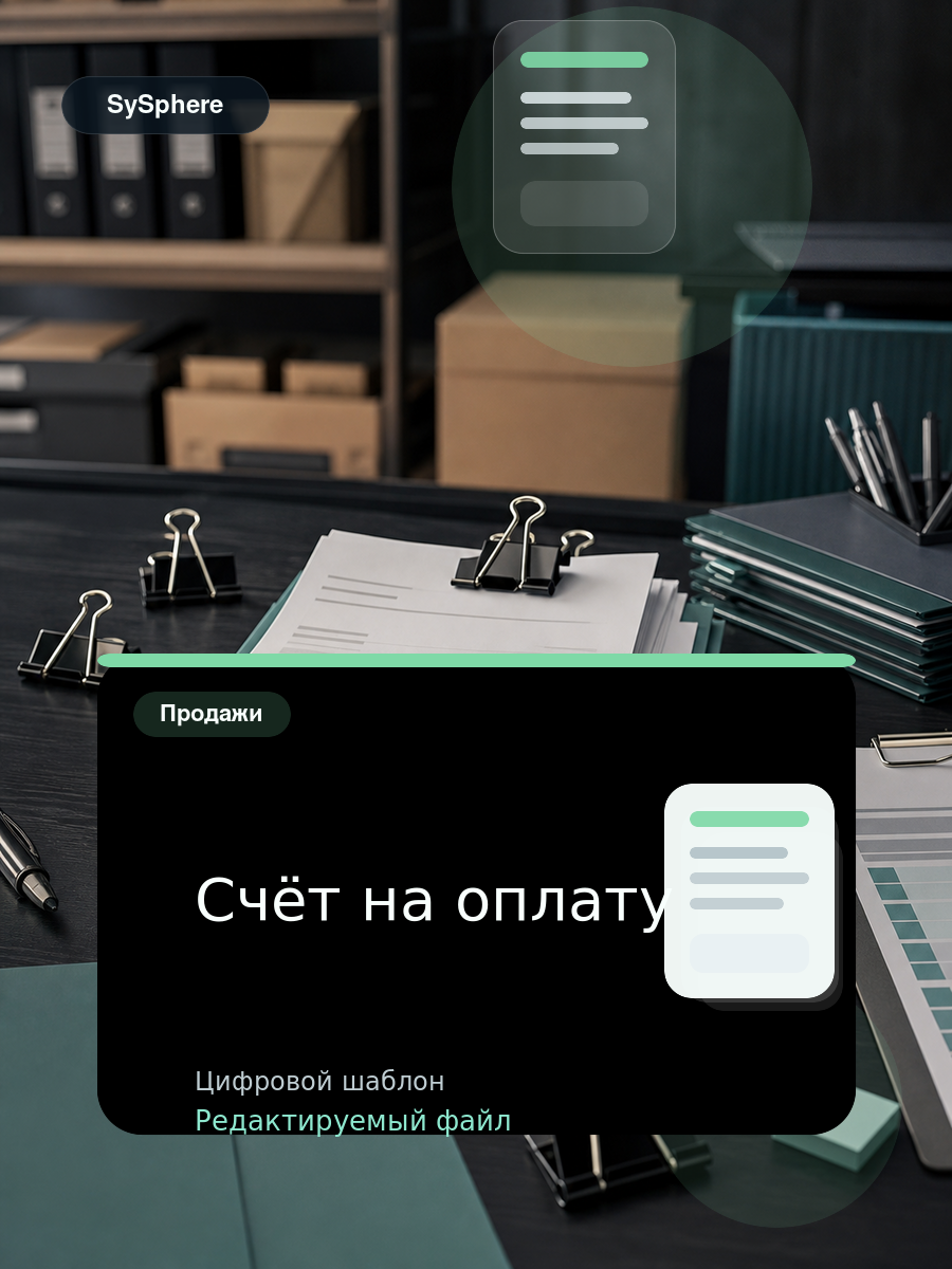 Изображение товара Счёт на оплату